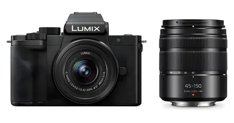 Panasonic Lumix G100D + 12-32mm + 45-150mm / Bezzrkadlový fotoaparát / Dva objektívy v sade