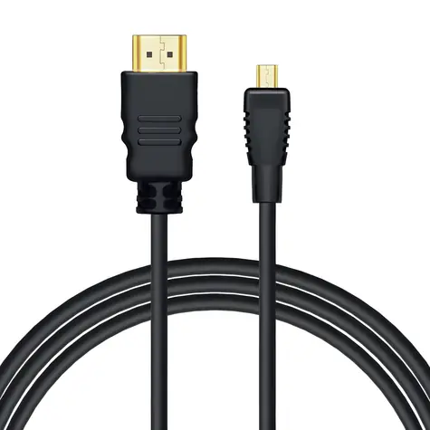 Kábel HDMI (M) - micro HDMI (M) s Ethernetom / Video kábel / 2 m / High Speed