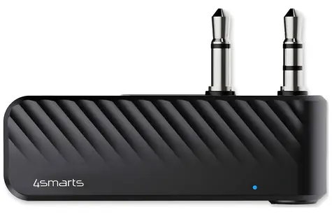 4smarts B9 čierna / Bluetooth audio vysielač / Bluetooth 5.1 / AUX 3.5 mm / výdrž 10h