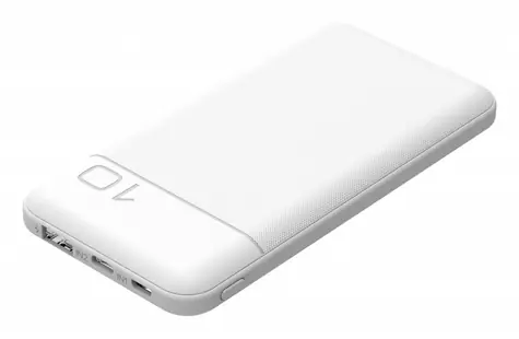 Powerbank PB10 biela / Powerbanka / 10 000 mAh / Power Delivery 20 W / USB-C