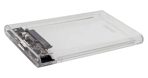 AK-66 transparentný / Externý box pre 2,5" HDD / SSD / USB 3.0 / 5 Gbit / s / plast