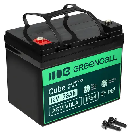 Akumulátor AGM VRLA 12V 33Ah IP54 / Batéria pre UPS / VRLA AGM / 12V / 33Ah