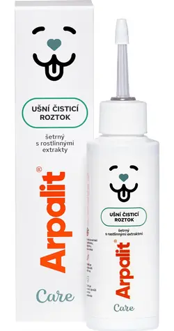 Arpalit Care ušný čistiaci roztok / Ušný roztok pre psov a mačky / 100 ml
