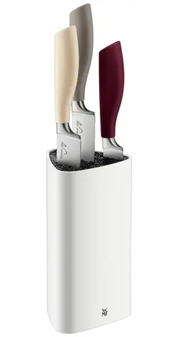 WMF Elements 18.8430.9990 / Blok na nože / 4 ks / nerezová oceľ / plastová rukoväť