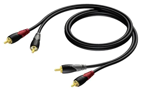 Procab CLA800/0.5 / Audio kábel / CINCH (RCA) / Prepojovací / 0,5 m