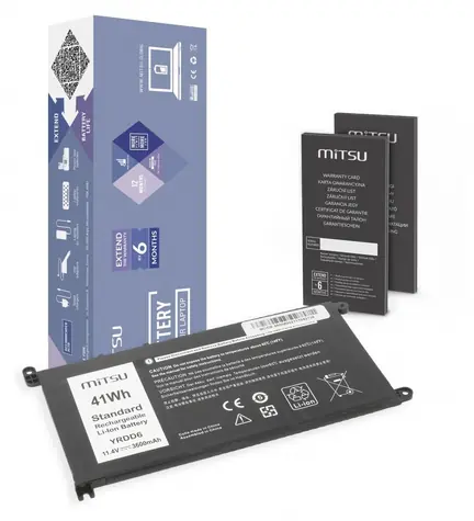 Batéria pre DELL Inspiron 14 5481, 5590 / Batéria pre notebook / 3600 mAh / 41 Wh / 11,4 V