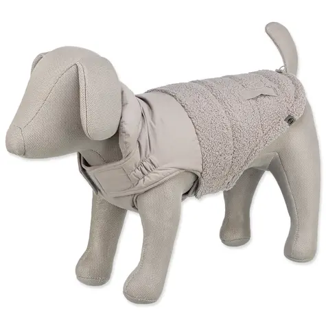 TRIXIE Ajou XXS 21 cm šedá / Kabát pre psov / Zimné / Vodeodolný / Polyester / Miniatúrny pes