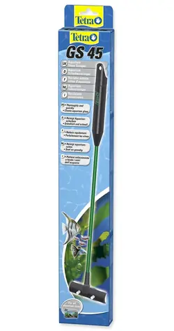 Tetra GS46 / Škrabka na akvárium / nerezová / dvojbritá / pohyblivé uchytenie nožov