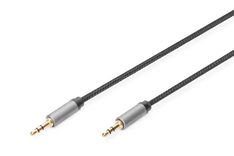 Digitus DB-510110-018-S / Audio kábel / Jack 3,5 mm / 1,8 m