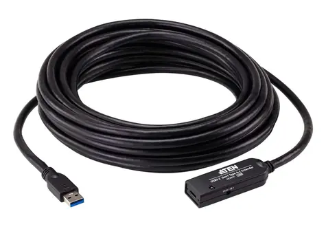 Aten UE331C čierna / USB extender / USB-C / aktívny / 5 Gbit / s / 10 m