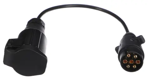 SIXTOL TRAILER Cable 1 / Redukcia zásuvky ťažného zariadenia / 7-13 pin / 50 cm