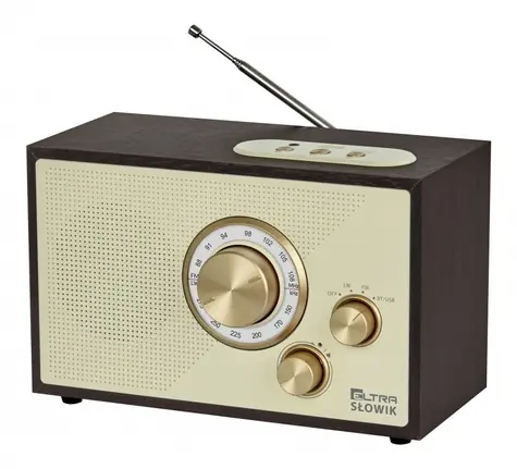 OR Słowik tmavo hnedá / Rádio / USB / Bluetooth