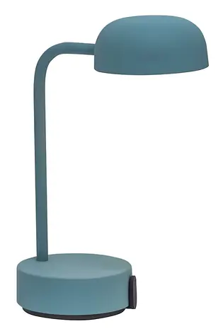 FOKUS prenosná akumulátorová lampa tyrkysová / Stolová lampa / LED / dobíjacia