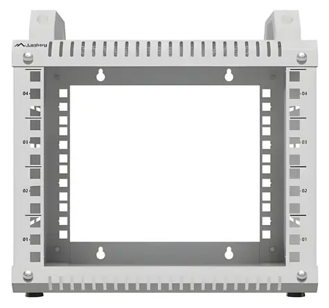10" OR10-2304-S sivý / Otvorený rack / 4U / 280×300 mm