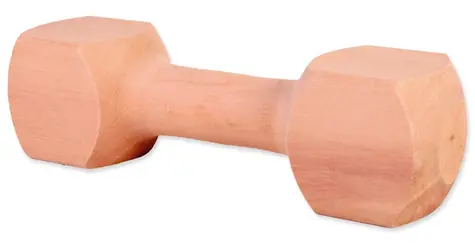 TRIXIE Činka drevená hranatá 400 g / Hračka pre psov / Drevo / 23 cm