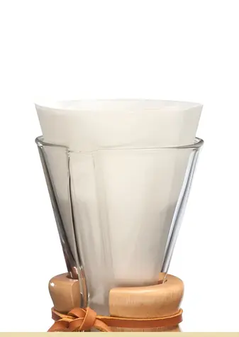 Chemex Papierové filtre FP-2 100 ks / Filtre na kávu / Polkruhové, neskladané / pre Chemex na 3 šálky