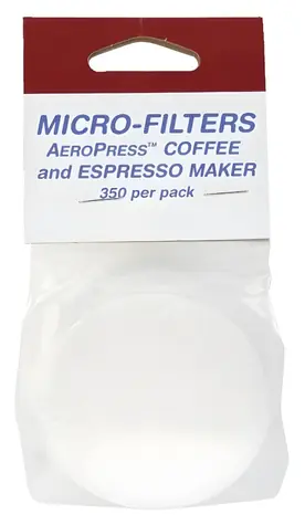 Papierové filtre pre AeroPress 350 ks / Filtre na kávu / Papierové / Biele