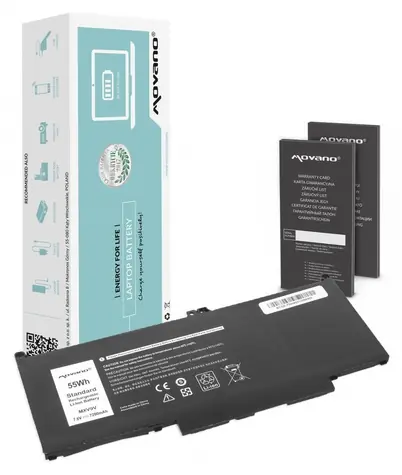 DELL batéria pre Latitude 5300, 5310, 7300, 7400 MXV9V / Batéria pre notebook / 7200 mAh / 55 Wh