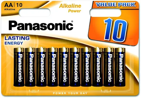 Panasonic Alkaline Power LR6APB/10BW / Alkalická batéria / AA / 1,5 V / 10 ks / Blister