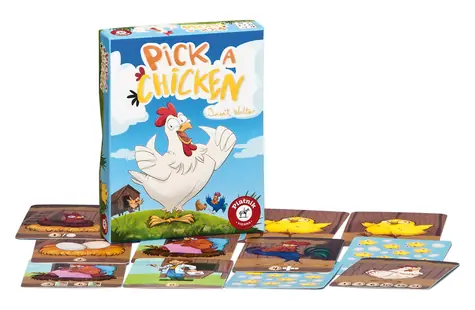 PIATNIK Dosková hra Pick a Chicken / CZ/SK/HU/DE/EN