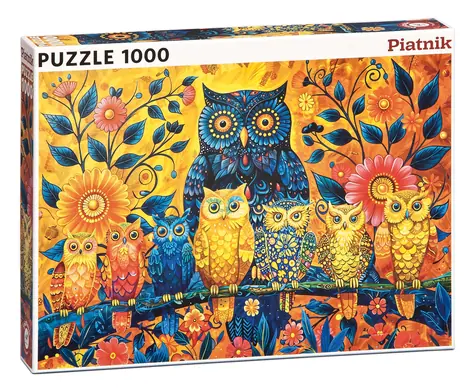 PIATNIK Puzzle Sovy / 1000 dielikov / od 12 rokov