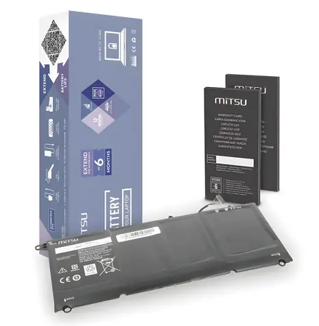 Batéria pre DELL XPS 13 9360 / Batéria pre notebook / 5400 mAh / 46 Wh / 7,6 V