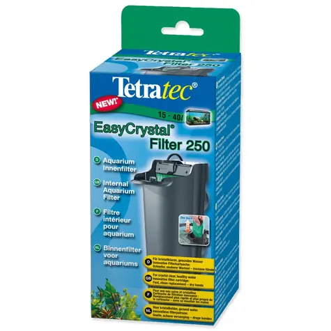 TETRA Filter EasyCrystal Box 250 / Vnútorný filter / 250 l/h / pre akvária 14-40 l