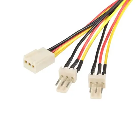 StarTech Napájací kábel pre ventilátor TX3 / Napájací kábel / Molex (3-pin) na 2x Molex (3-pin) / 0,3 m