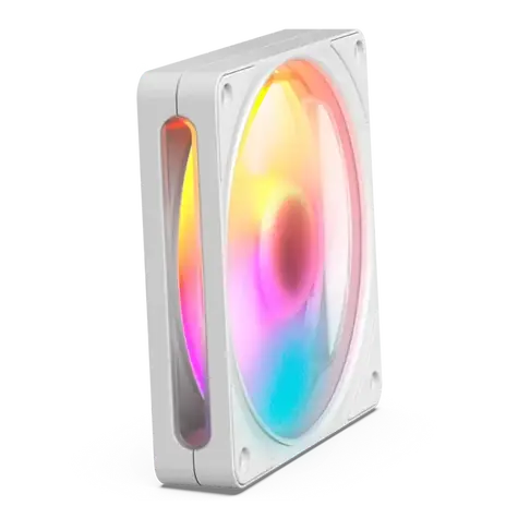NZXT F120 RGB biela / Ventilátor / 120mm / FDB ložisko / 33,05 dB / 2400 RPM / 70,67 CFM / 4-pin PWM
