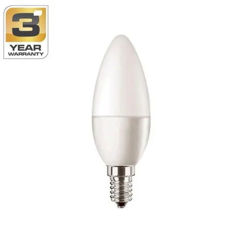 ŠTANDART BULB B35 E14 4,9W matná / LED žiarovka / 470lm / 2700K / teplá biela