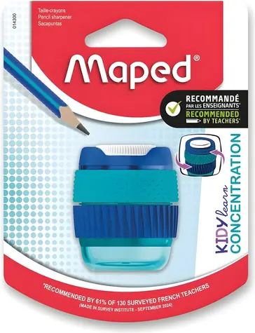 Maped Kidy Learn Concentration / Orezávatko / 1 otvor / Otočná odpadová nádobka