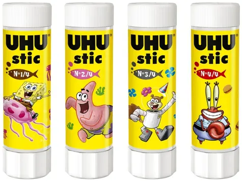 UHU Stick 40 g / Lepiaca tyčinka / Transparentná / Bez rozpúšťadiel