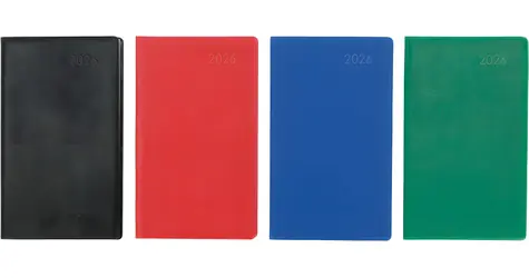 Herlitz Vreckový diár Folie 2026 / Diár / 9,5 × 15,8 cm