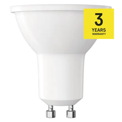 GP MET LED žiarovka MR16 GU10 4W 450lm teplá biela / Žiarovka / 3000K / 100° / Nestmievateľná