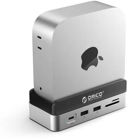 Orico Dokovacia stanica pre Mac Mini M4 / Dokovacia stanica / M.2 NVMe slot / USB-C 10 Gbps