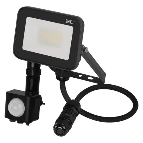 GP MET INOVO antracit / LED reflektor / 10W / 1100lm / IP65 / PIR senzor / neutrálna biela