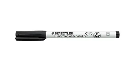 Staedtler Lumocolor čierna / Popisovač na bielu tabuľu / šírka stopy 1 mm