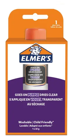 Elmer's Lepiaca tyčinka Disappearing Purple / Lepiaca tyčinka / 22 g / 1 ks
