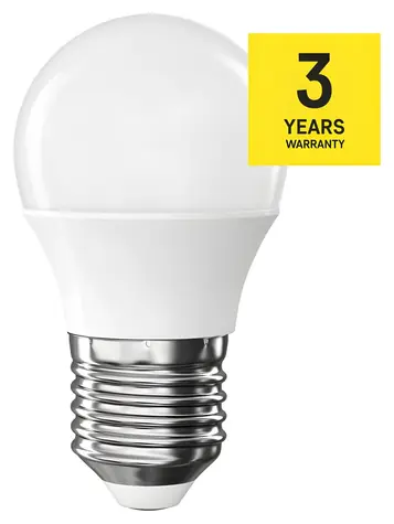 Emos LED žiarovka Mini Globe E27 6,5 W / Žiarovka / náhrada za 60 W / neutrálna biela / 806 lm / 30000h