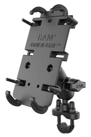 RAM Quick-Grip XL / Držiak telefónu na riadidlá / U-skrutka / Krátke rameno / Pre veľké zariadenia