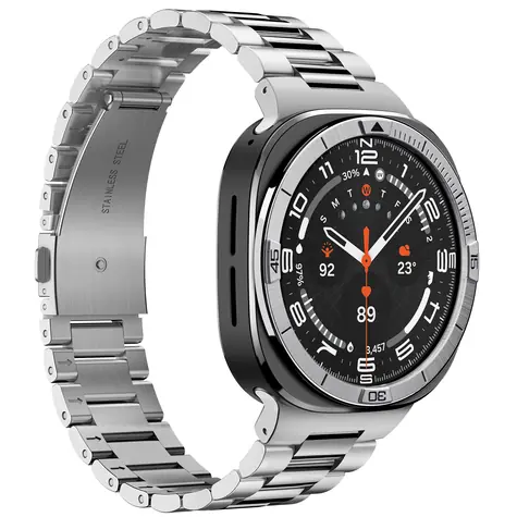Spigen Bezel Tune (Pilot) strieborná / Ochranný rámček lunety / Samsung Galaxy Watch Ultra 2 47mm