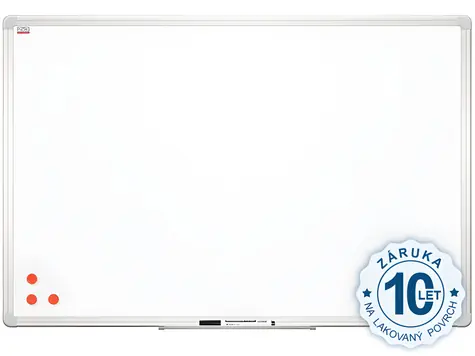 2x3 Magnetická tabuľa biela / Tabuľa / lakovaný povrch / hliníkový rám / 100 x 100 cm