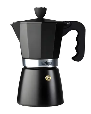 La Cafetiere Classic Espresso čierna / Moka kanvica / 3 šálky