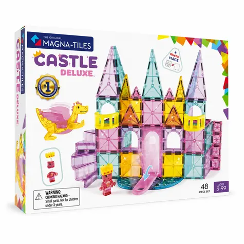 MAGNA-TILES Magnetická stavebnica Castle DLX / 48 dielikov / od 3 rokov