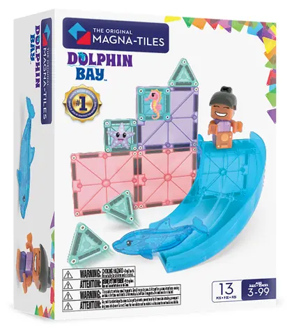 MAGNA-TILES® Magnetická stavebnica Dolphin Bay / 13 dielikov