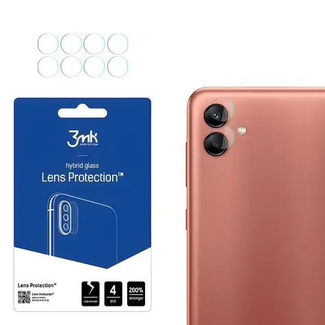 3mk Lens Protection Samsung Galaxy A04 A045 / Sklo na fotoaparát / hybridný / 4 ks