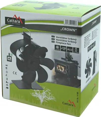 Cattara CROWN / Krbový ventilátor / termoelektrický pohon / priemer 150 mm / max. 190 m3/h