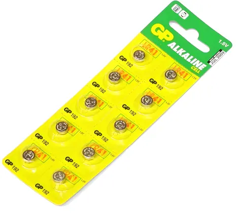 GP LR41 / Gombíková batéria / Alkalická / 1,5 V / 10 ks