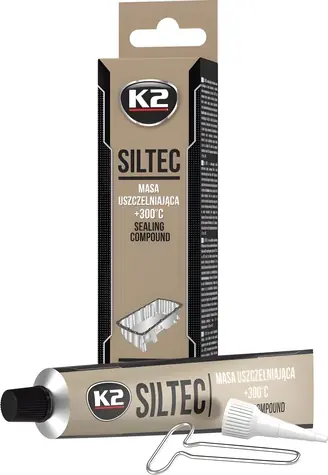 K2 SILTEC 90 g / Tesniaca hmota / Elastická / -60 až +300 °C / Odolná oleju a vibráciám