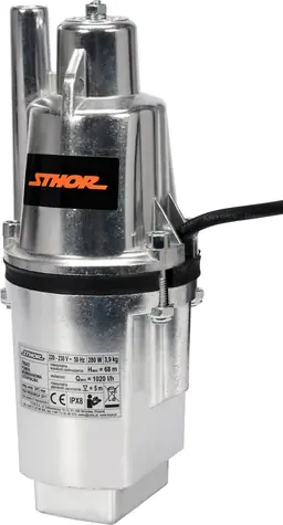 STHOR Ponorné membránové čerpadlo 280W / Čerpadlo / max. 1020 l/h / výtlak 68 m / kábel 10 m